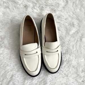 White Office Loafers